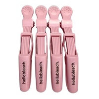 Jumbo Baby Pink Croc Clips - 4 Pack
