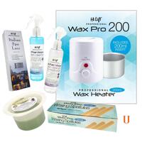 Hi Lift 200 Pro Wax Bundle - White Pot - Stripe Wax