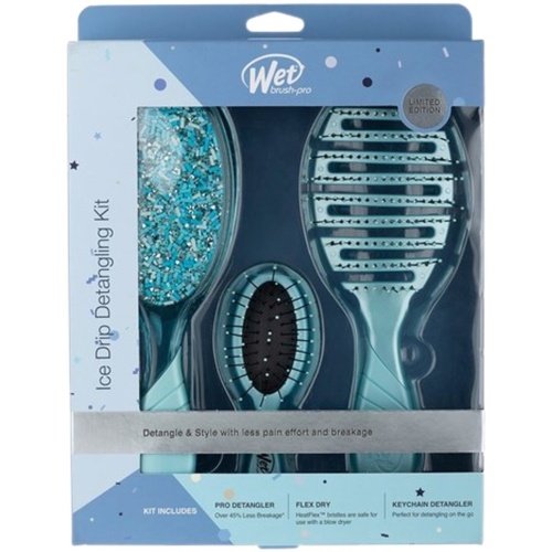 WetBrush Pro Glistening Glamour Detangling Kit