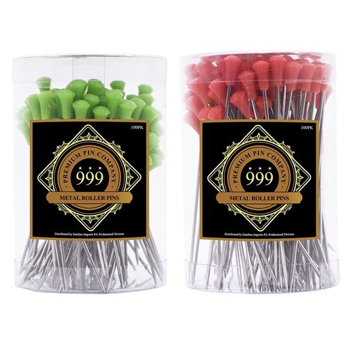 999 Metal Roller Pins - 100pc