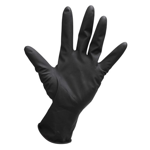 Black Satin Ultra Reusable Gloves - Small