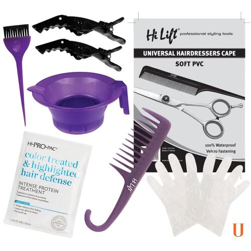 All U Need Colour Tool Kit + Color Protein Treatment - Purple