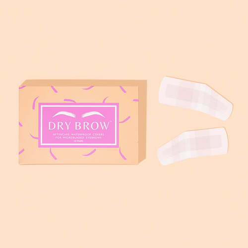 Dry Brow Aftercare Waterproof Eyebrow Covers - 10 Pairs