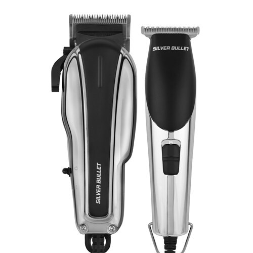 Silver Bullet Dynamic Duo Hair Trimmer and Clipper Set