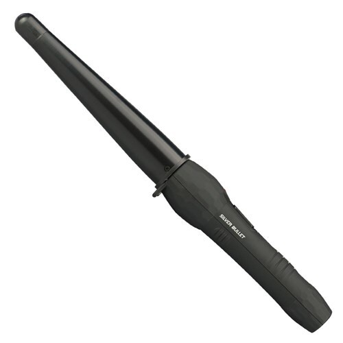 City Chic Large Ceramic Conical Curling Iron Black