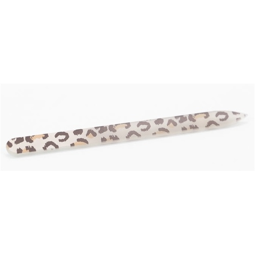 Better Shape Up Glass Nail File - Leopard