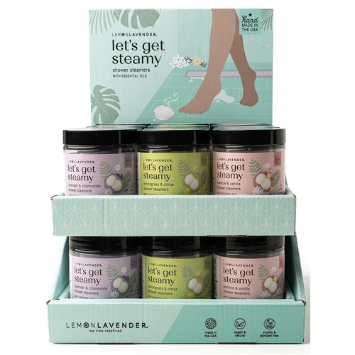 Lemon Lavender Let’s Get Steamy Shower Steamers - 3 Pack