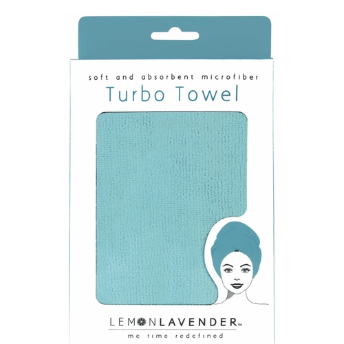 Microfiber Turbo Towel - Real Teal