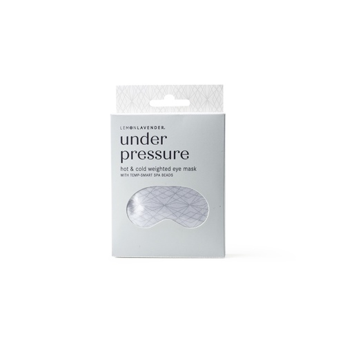 Under Pressure Hot & Cold Weighted Eye Mask - Silver Lofted