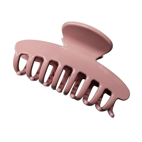 Glossy Claw Hair Clip - Blush