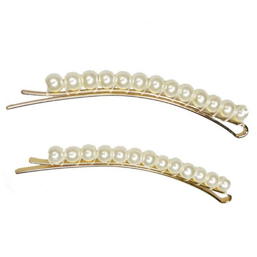 Pink Pewter Grace Kelly - Pearl Bobby Pins