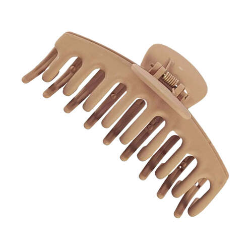 PP Matte Claw Hair Clip - Brown