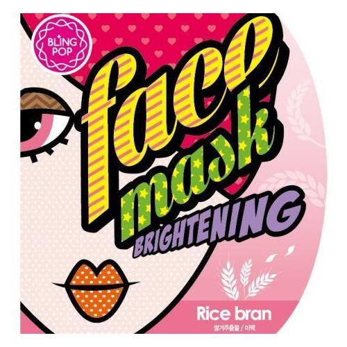 Bling Pop Rice Bran Face Mask