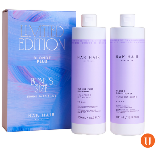 Nak Blonde Plus 500ml Duo - Shampoo & Conditioner