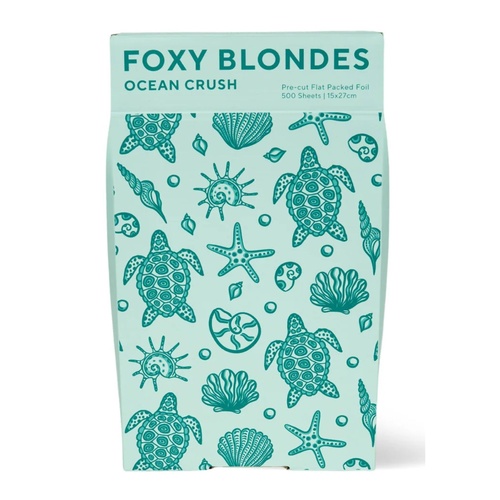 Foxy Blondes Pre-Cut Flat Packed Foil - Ocean Crush