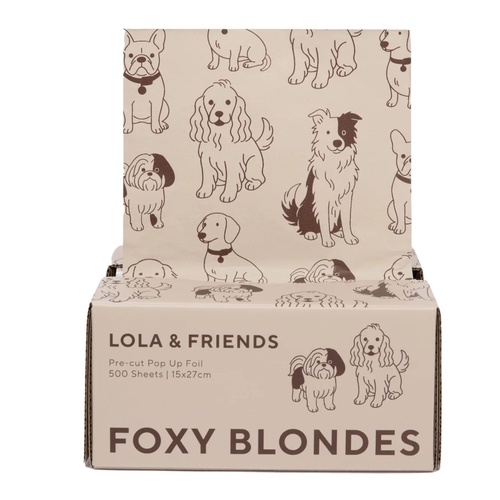 Foxy Blondes Pre-cut Pop Up Foil - Lola & Friends