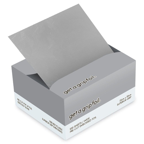 Get a Grip Foil - Pre-Cut Pop Up Foil - Seriously Silver