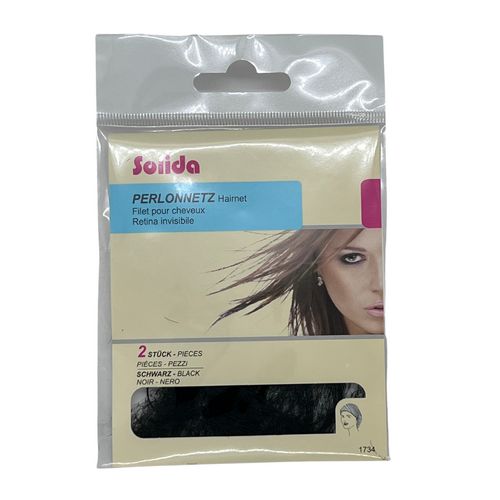 Solida Hairnet Black 2pcs