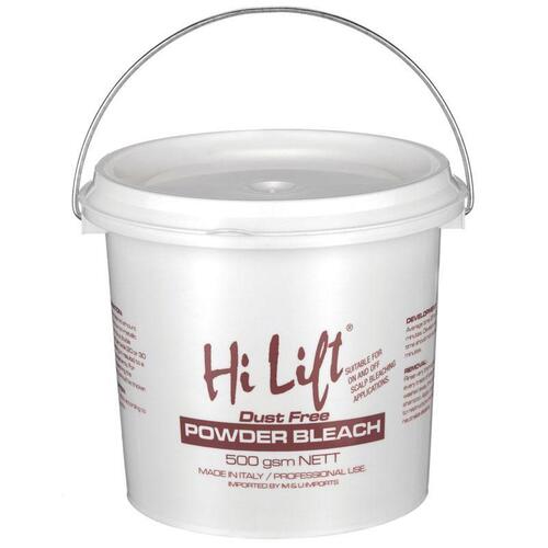 Hi Lift Powder Bleach White 500g Tub