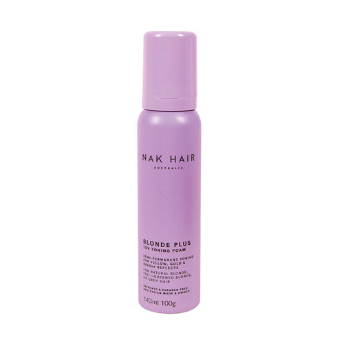 NAK Blonde Plus 10V Toning Foam 100g