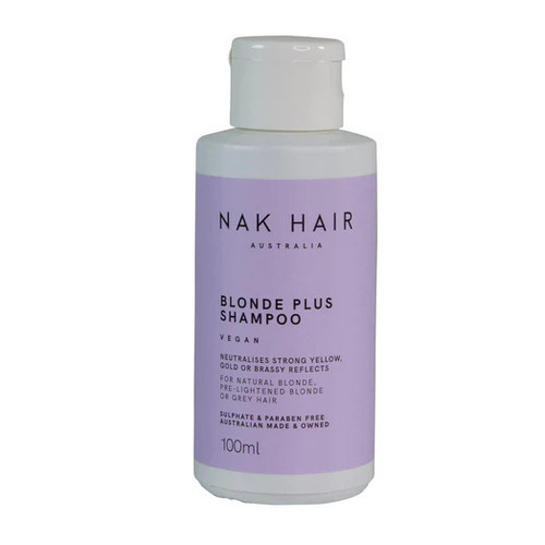 NAK Blonde Plus Shampoo - Travel Size 100mL