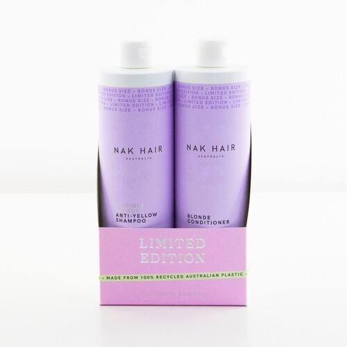 Nak Platinum Blonde 500ml Duo - Shampoo and Conditioner