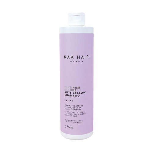 NAK Platinum Blonde Anti-Yellow Shampoo 375ml