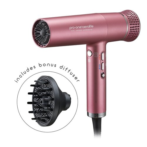 Pro-One Aerolite Hairdryer - Blush - Limited Edition