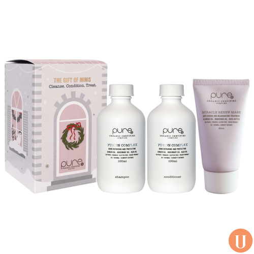 PURE Fusion Complex + Miracle Renew Mask Travel Trio Pack