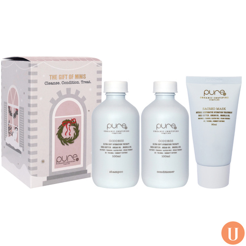 PURE Goddess + Sacred Argan Mask Travel Trio Pack