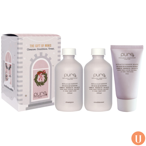 PURE Miracle Renew + Mask Travel Trio Pack 