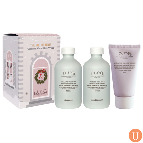 PURE Up.Lift Volume + Miracle Renew Mask Travel Trio Pack