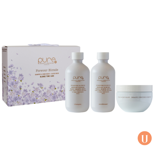 PURE Forever Blonde + Sacred Argan Mask Trio Pack