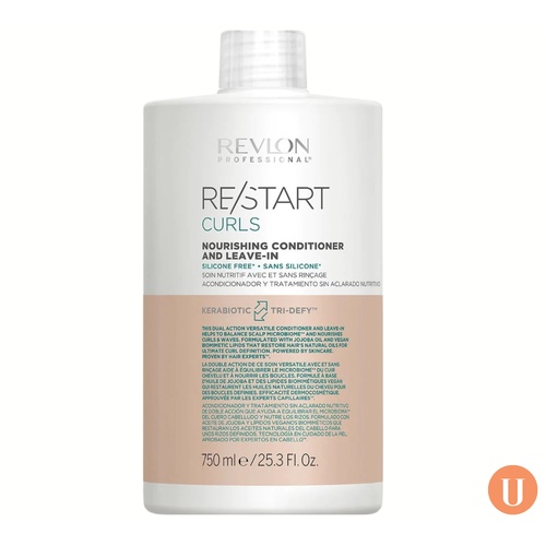 Revlon RE/START CURLS Nourishing Conditioner Leave-In 750mL