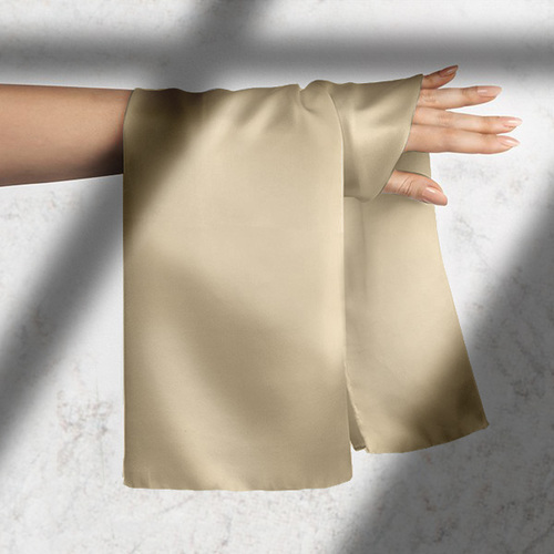 100% Mulberry Silk Pillowcase - Champagne