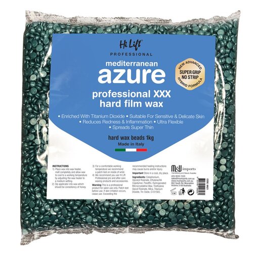 Hi Lift Meditteranean Azure Hard Wax - 1kg Bag